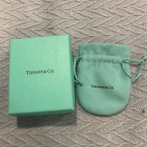 Authentic Tiffany and co box and pouch